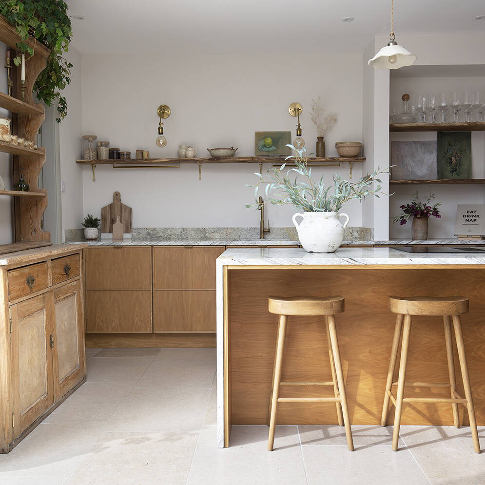 How to clean Dijon limestone tiles kitchen flooring