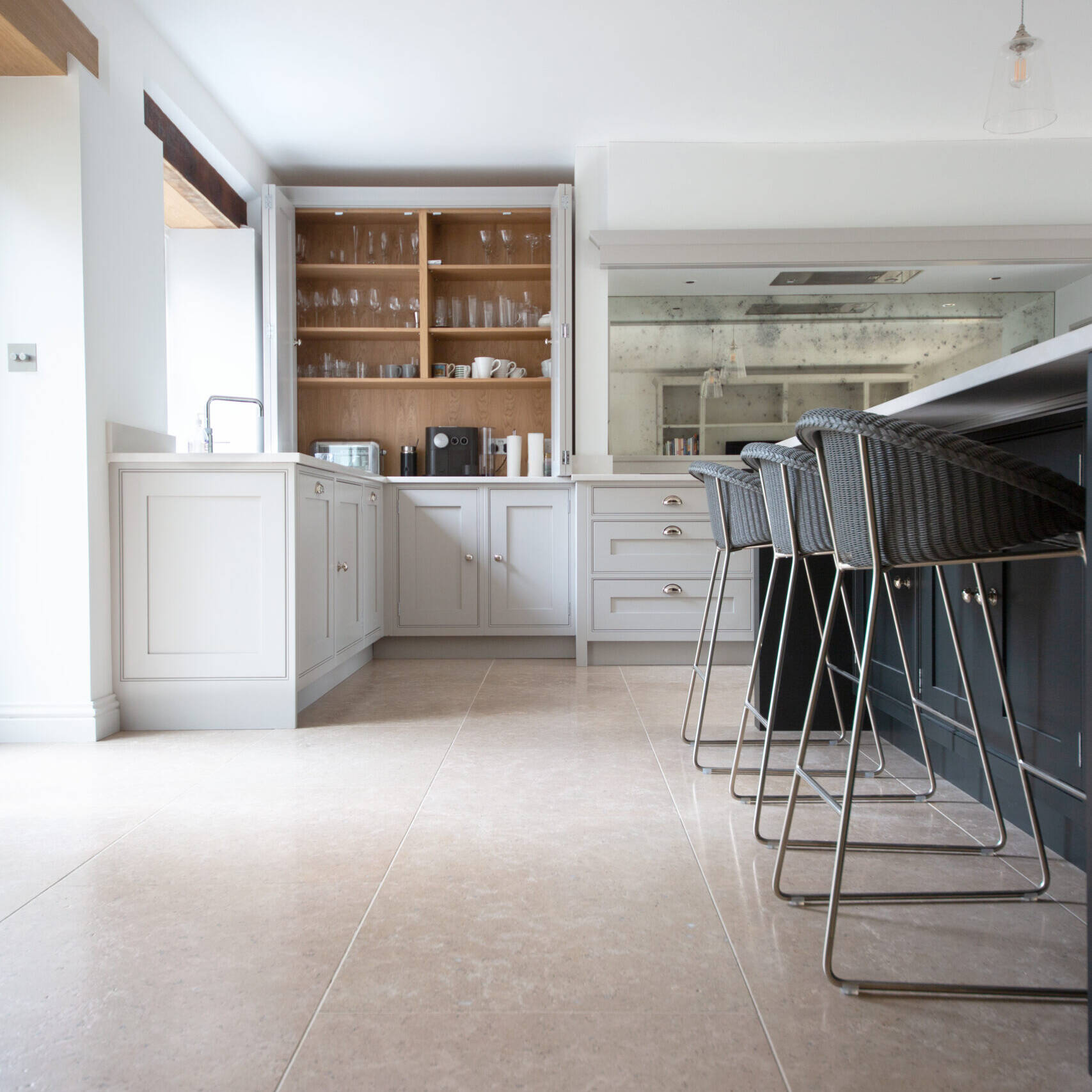 Dijon Brushed Limestone Flooring