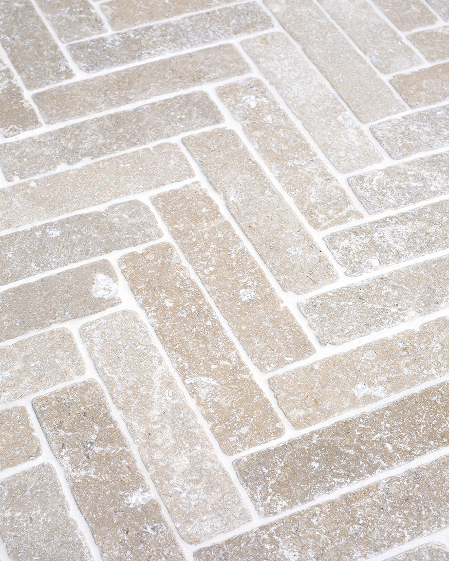 Dijon Herringbone Bathroom Tiles