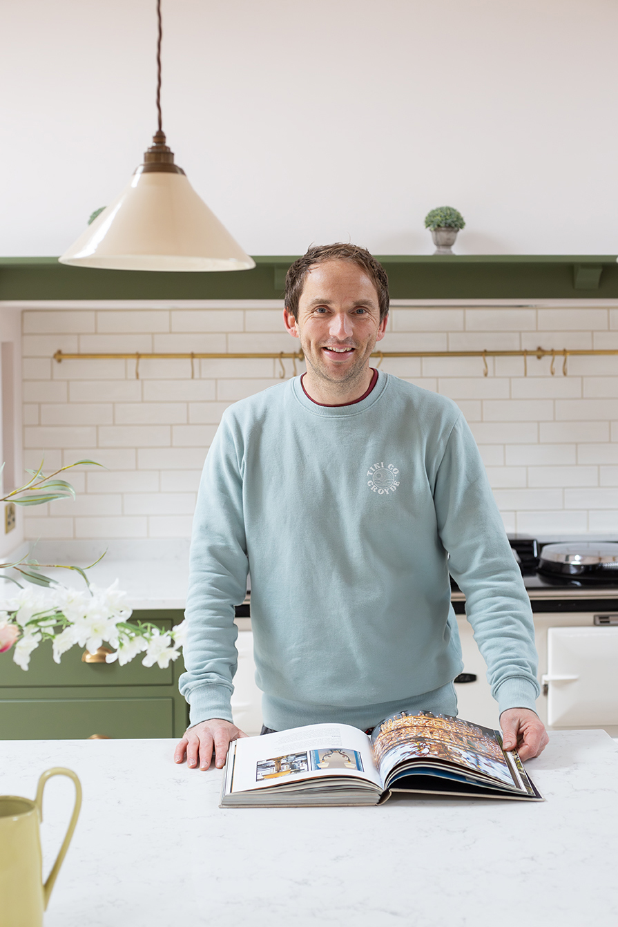 Ed's Dijon Tumbled Limestone Kitchen