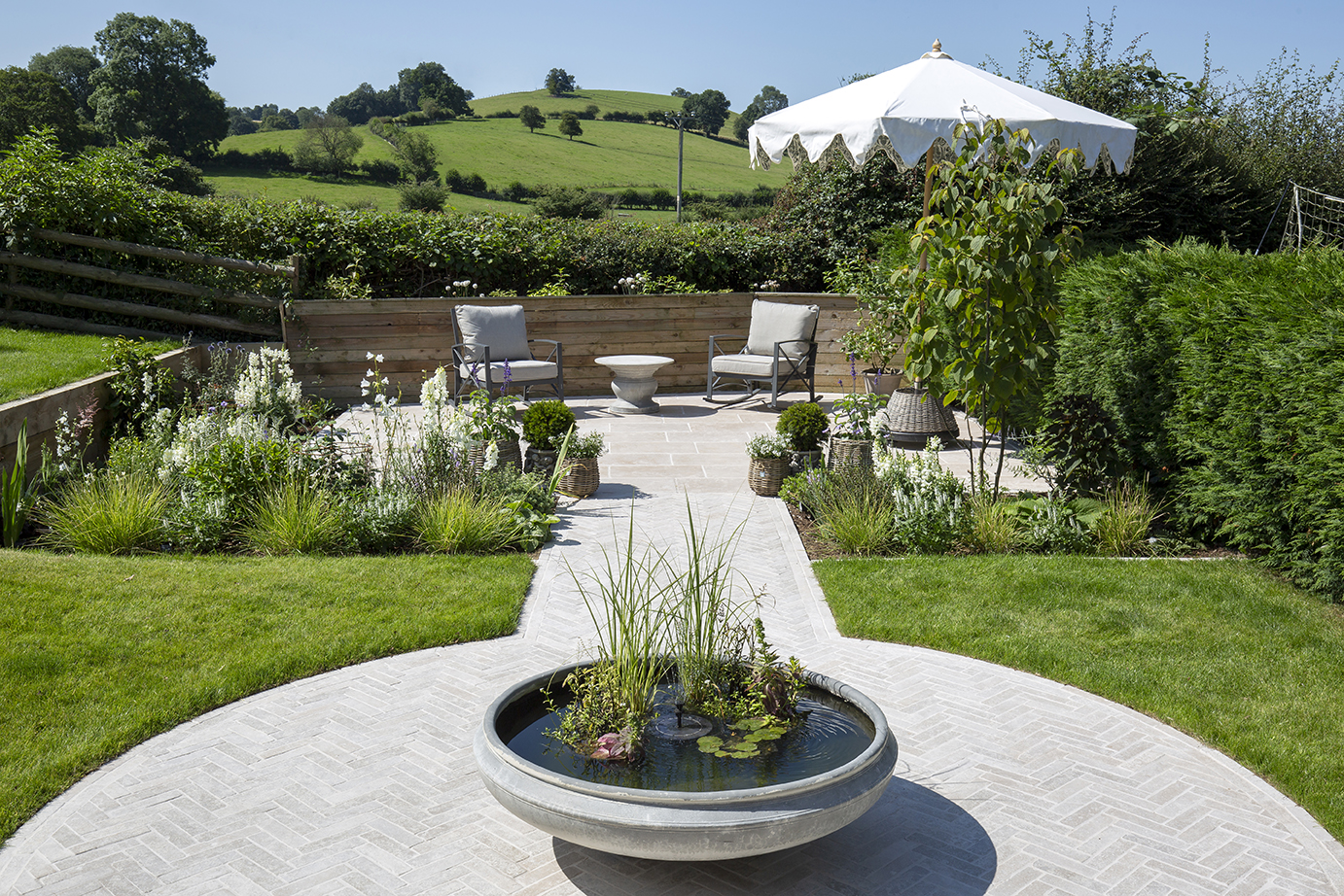 Dijon Tumbled Limestone Garden Outdoor Tiles