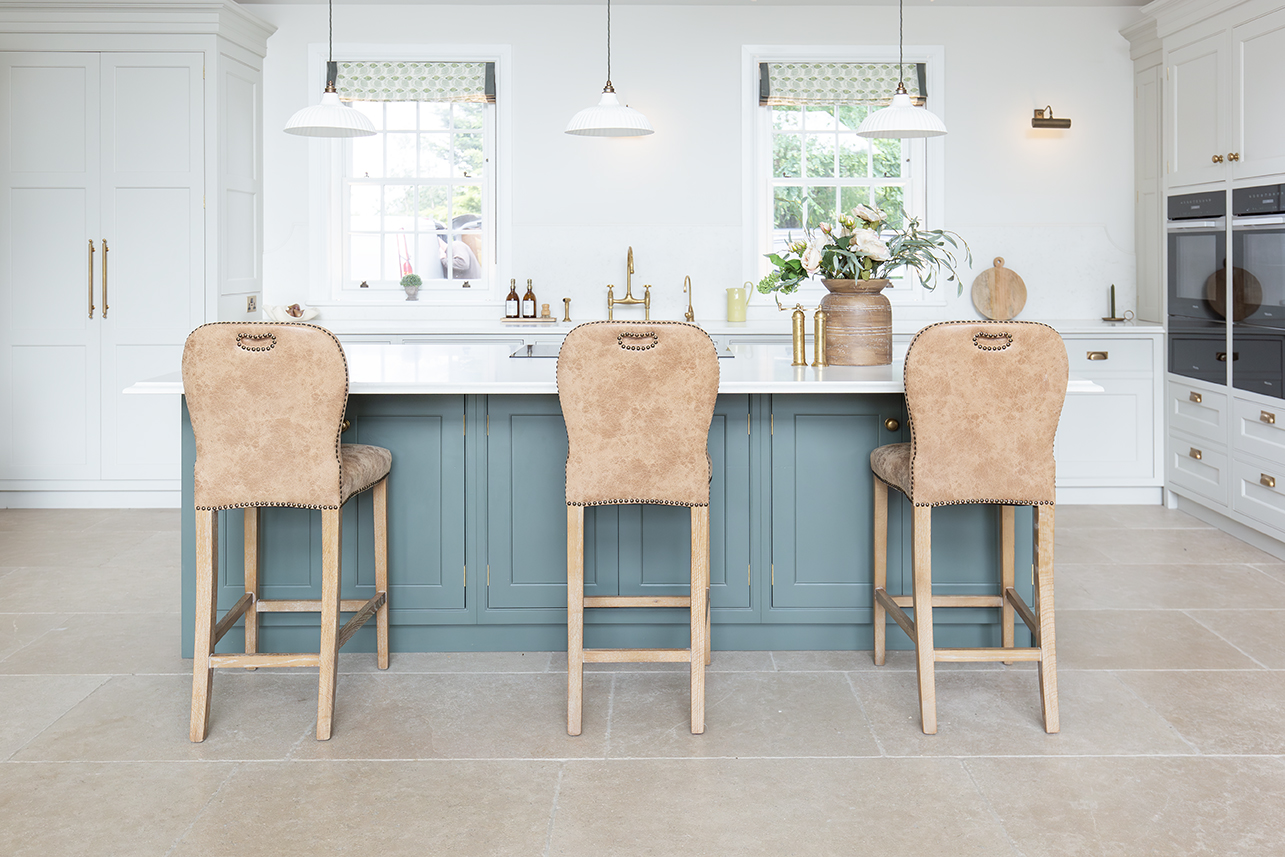 Dijon Seasoned Limestone Kitchen Flooring